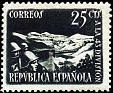 Spain - 1938 - 43 Division - 25 CTS - Verde Oscuro - España, 43 Division - Edifil 787 - Homenaje a la 43 Division - 0